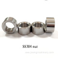 SS 304 Oxygen sensor exhaust welded nut, M18*1.5